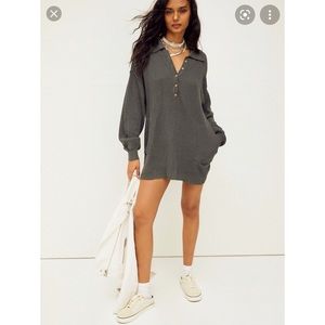 Free People Picnic Sweater Mini Dress